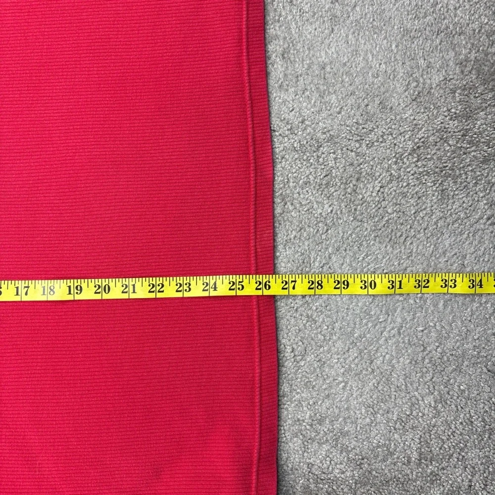 Vintage 90s Marlboro Unlimited Red Waffle Knit Long Sleeve Henley Shirt XXL‎
